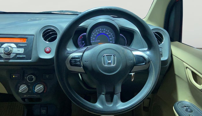 2015 Honda Brio S MT, Petrol, Manual, 51,534 km, Steering Wheel Close Up