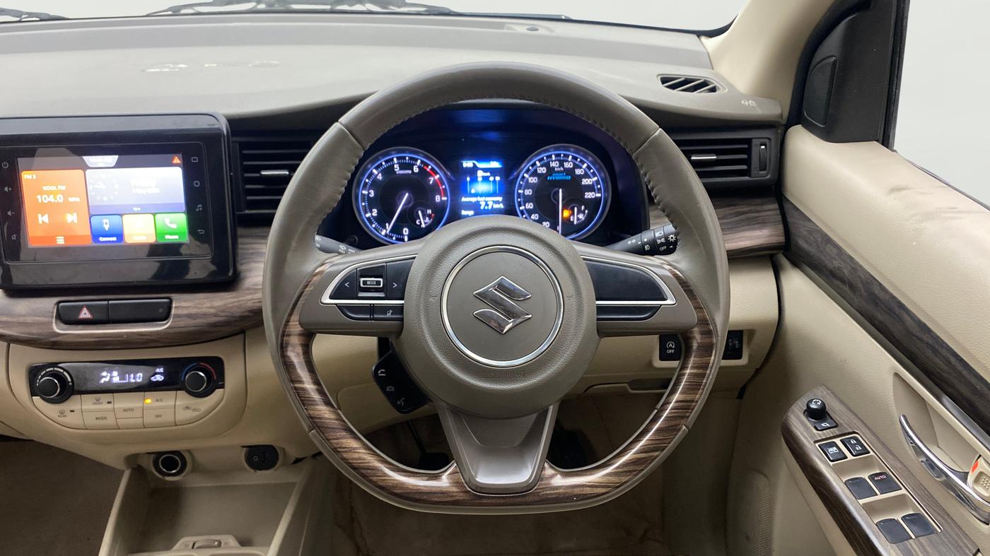 2020 Maruti Ertiga ZXI+ SHVS, Petrol, Manual, 64,265 km, Steering Wheel Close Up