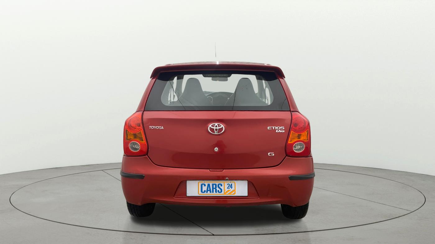 2012 Toyota Etios Liva G, Petrol, Manual, 96,695 km, Back/Rear