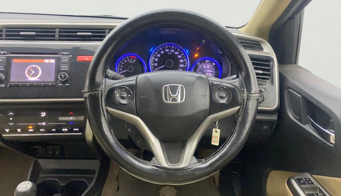 2015 Honda City 1.5L I-VTEC V MT, Petrol, Manual, 1,17,265 km, Steering Wheel Close Up