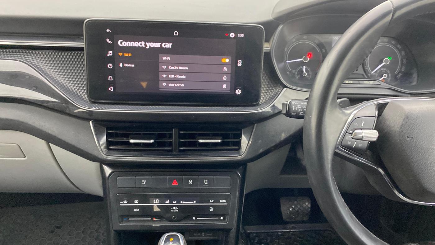 2022 Skoda KUSHAQ STYLE 1.0L TSI AT, Petrol, Automatic, 24,333 km, Air Conditioner