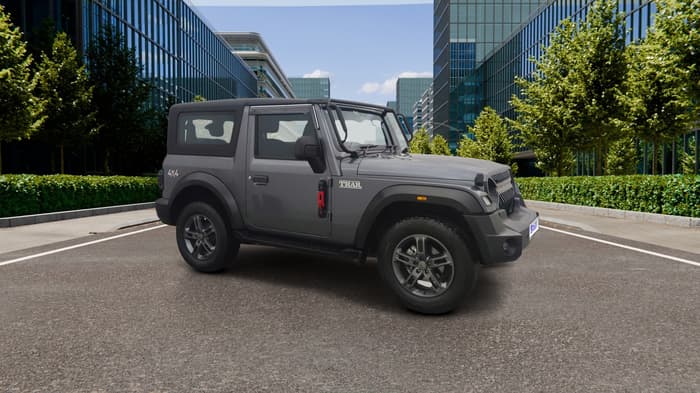 2024 Mahindra Thar LX PETROL HT 4WD AT, Petrol, Automatic, 8,014 km, Right Front Diagonal