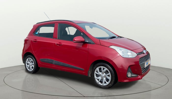 2017 Hyundai Grand i10 SPORTZ (O) 1.2 KAPPA VTVT, Petrol, Manual, 76,949 km, Right Front Diagonal