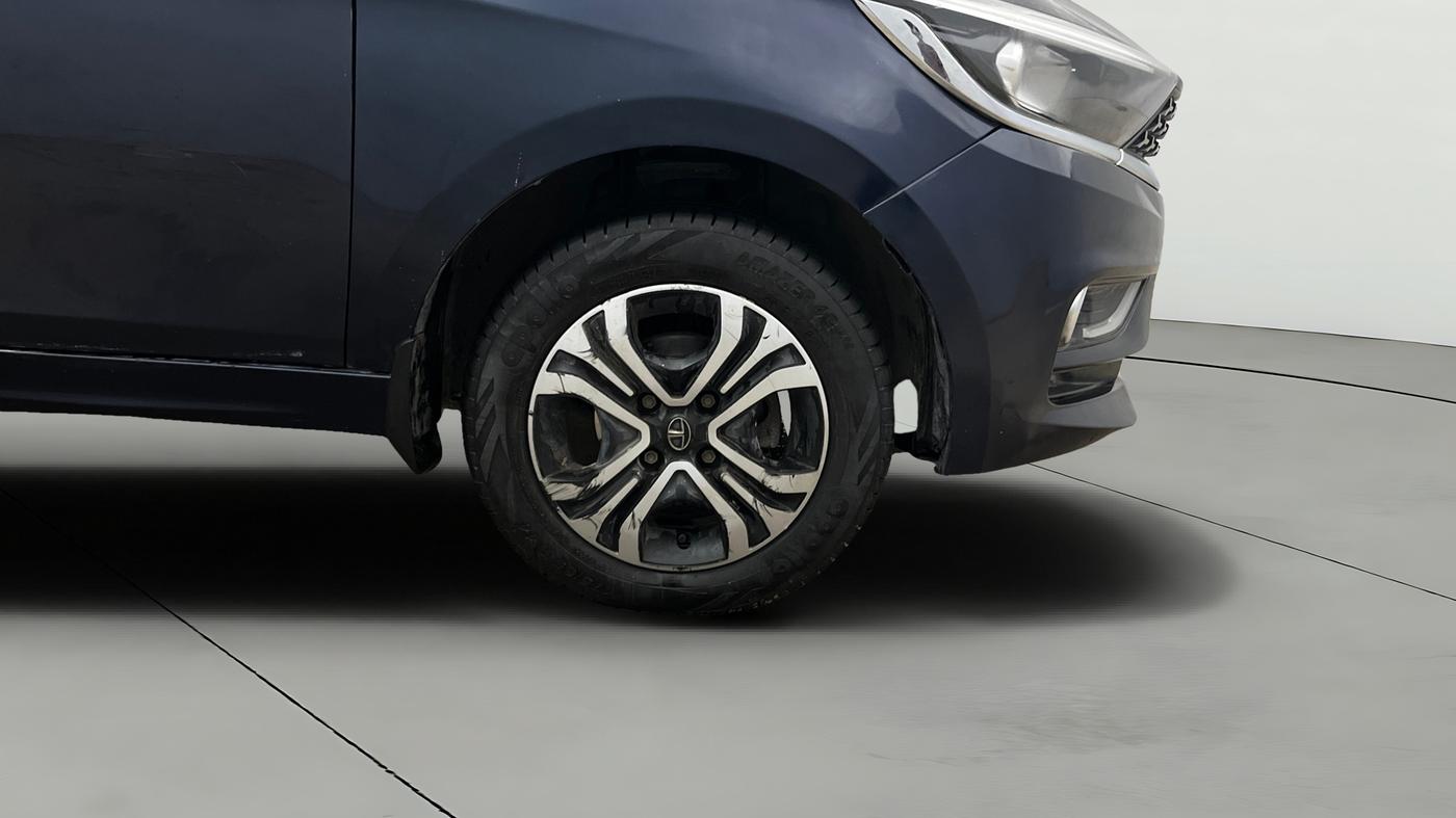 2022 Tata TIGOR XZ PLUS CNG, CNG, Manual, 94,845 km, Right Front Wheel