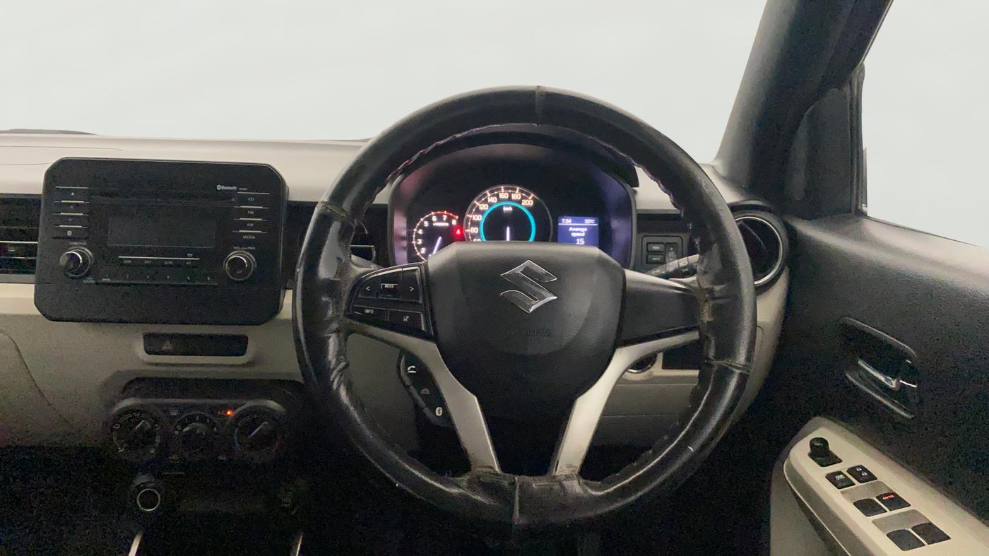 2017 Maruti IGNIS ZETA 1.2 AMT, Petrol, Automatic, 1,43,977 km, Steering Wheel Close Up