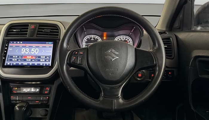 2021 Maruti Vitara Brezza VXI AT SHVS, Petrol, Automatic, 67,195 km, Steering Wheel Close Up