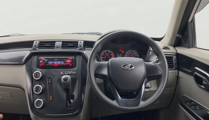 2016 Mahindra Kuv100 K4 PLUS 6 STR, Petrol, Manual, 70,946 km, Steering Wheel Close Up