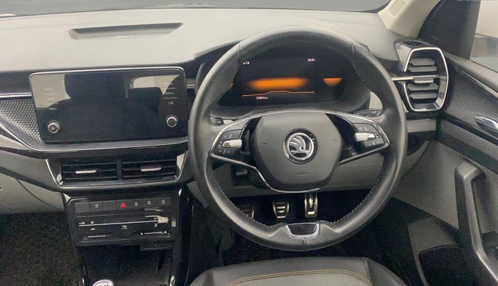 2023 Skoda KUSHAQ STYLE 1.0L TSI MT, Petrol, Manual, 37,039 km, Steering Wheel Close Up
