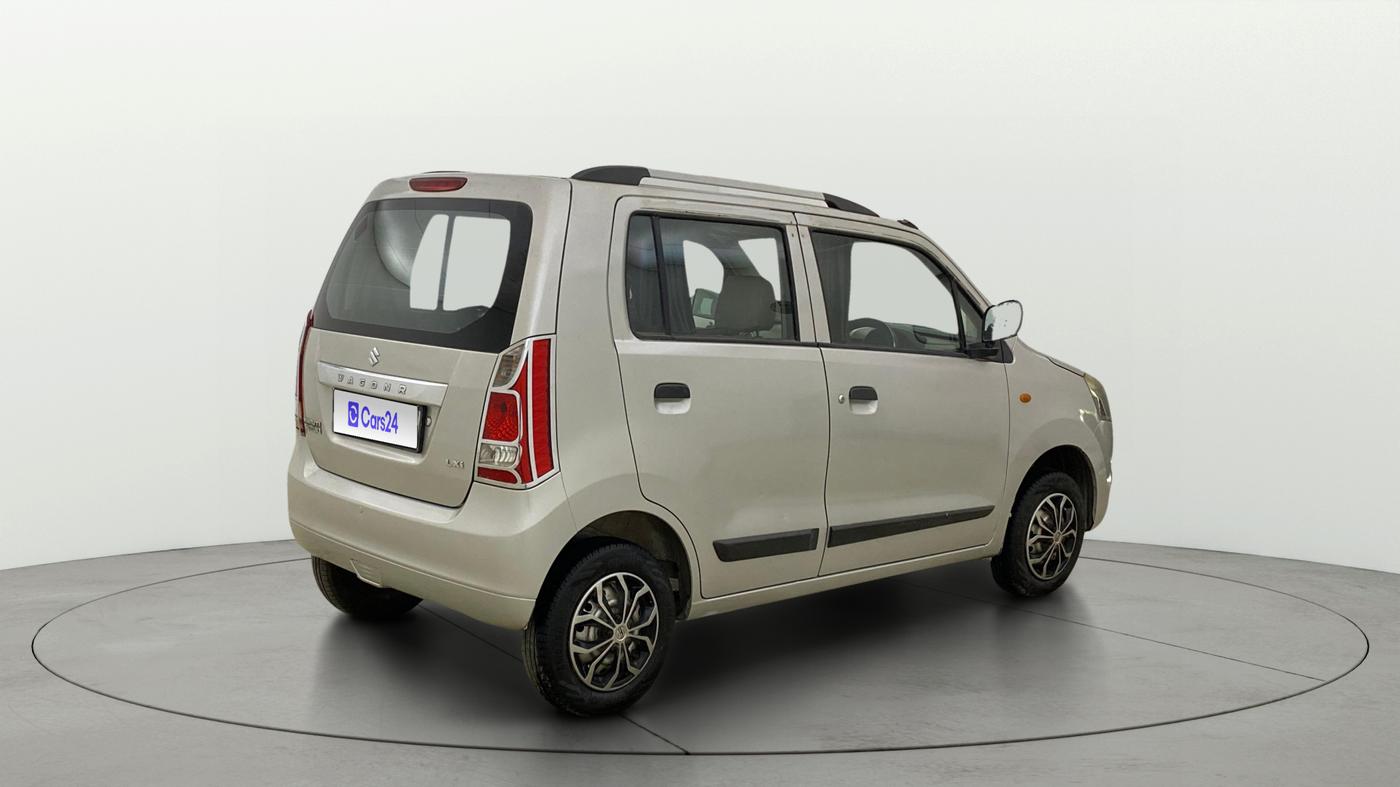 2014 Maruti Wagon R 1.0 LXI CNG, CNG, Manual, 77,391 km, Right Back Diagonal