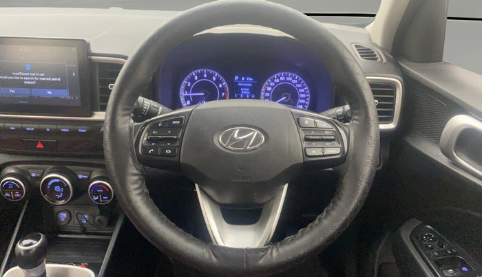 2019 Hyundai VENUE SX PLUS 1.0 TURBO DCT, Petrol, Automatic, 1,04,310 km, Steering Wheel Close Up