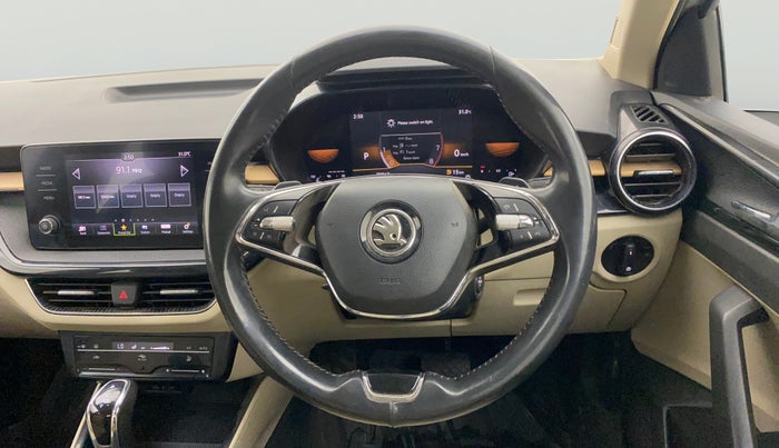 2022 Skoda SLAVIA STYLE 1.5L TSI DSG, Petrol, Automatic, 70,942 km, Steering Wheel Close Up