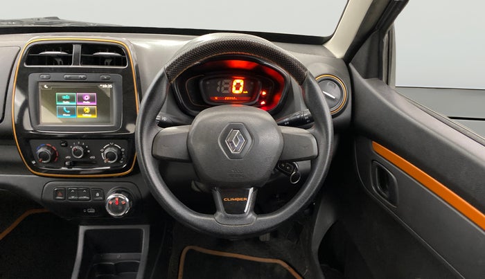 2019 Renault Kwid CLIMBER 1.0 AMT, Petrol, Automatic, 28,952 km, Steering Wheel Close Up