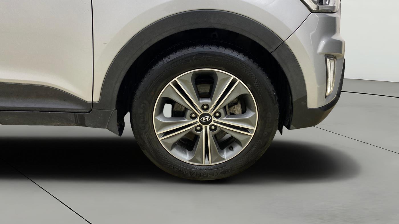 2017 Hyundai Creta SX PLUS AT 1.6 PETROL, Petrol, Automatic, 74,195 km, Right Front Wheel