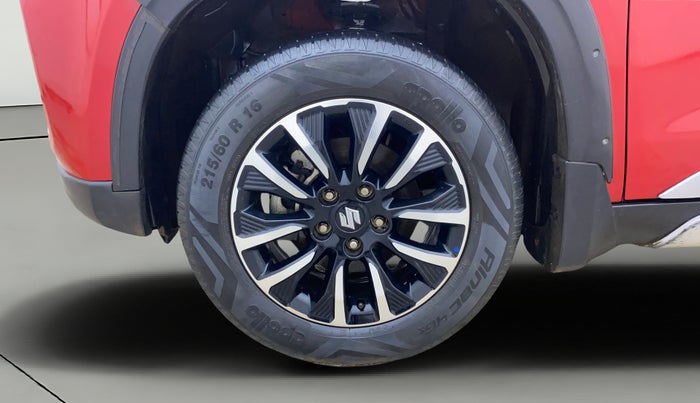 2021 Maruti Vitara Brezza ZXI PLUS DUAL TONE, Petrol, Manual, 48,142 km, Left Front Wheel