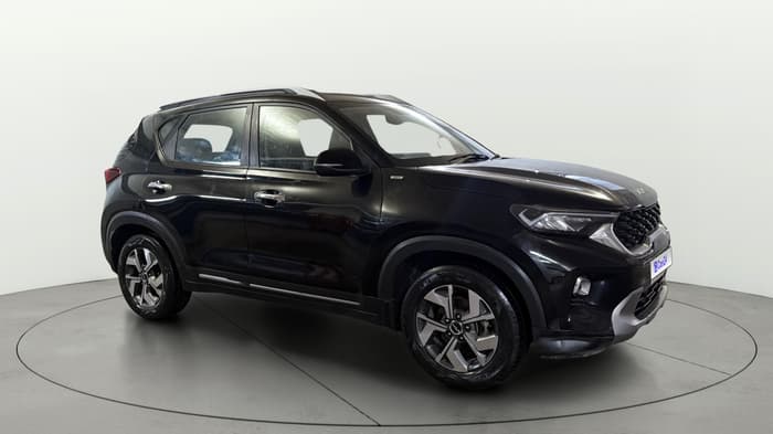2021 KIA SONET HTX 1.0 IMT, Petrol, Manual, 54,765 km, Right Front Diagonal