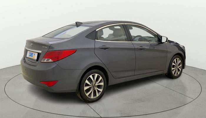 2016 Hyundai Verna 1.6 VTVT SX AT, Petrol, Automatic, 75,781 km, Right Back Diagonal