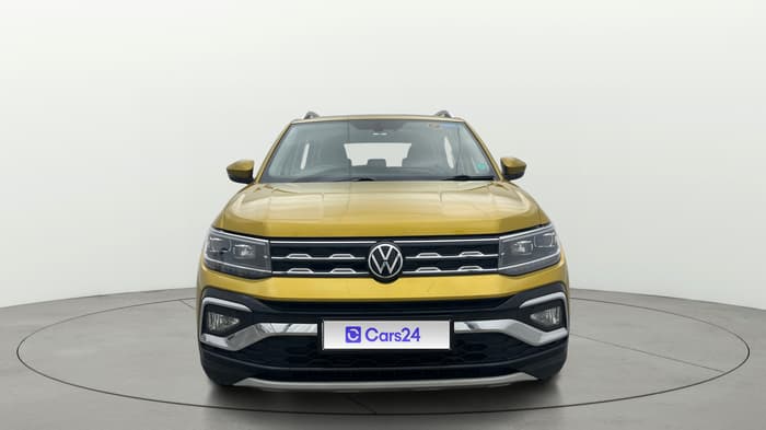 2022 Volkswagen TAIGUN TOPLINE 1.0 TSI AT, Petrol, Automatic, 27,592 km, Front