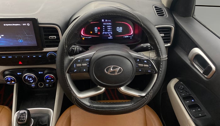 2023 Hyundai VENUE SX 1.0 (O) TURBO IMT, Petrol, Manual, 75,327 km, Steering Wheel Close Up