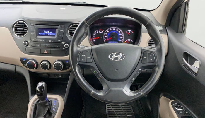 2015 Hyundai Grand i10 ASTA AT 1.2 KAPPA VTVT, Petrol, Automatic, 36,235 km, Steering Wheel Close Up