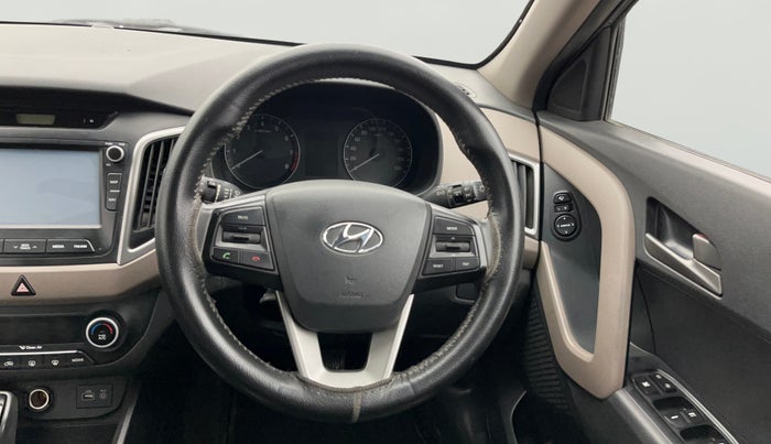 2017 Hyundai Creta SX PLUS AT 1.6 PETROL, Petrol, Automatic, 89,585 km, Steering Wheel Close Up