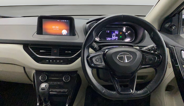 2022 Tata NEXON XZ PLUS (PREMIUM) PETROL, Petrol, Manual, 62,468 km, Steering Wheel Close Up