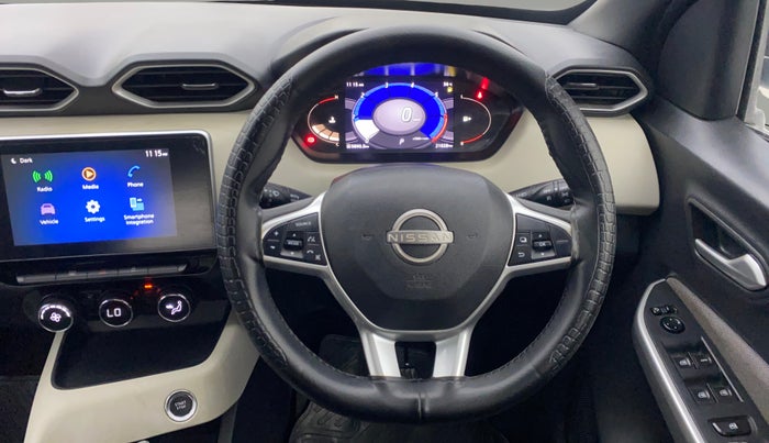 2022 Nissan MAGNITE XV TURBO CVT, Petrol, Automatic, 20,991 km, Steering Wheel Close Up