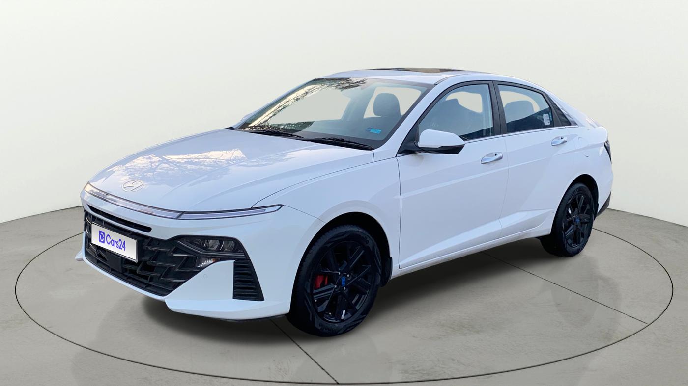 2024 Hyundai Verna SX (O) 1.5 TURBO PETROL DCT, Petrol, Automatic, 3,081 km, Left Front Diagonal