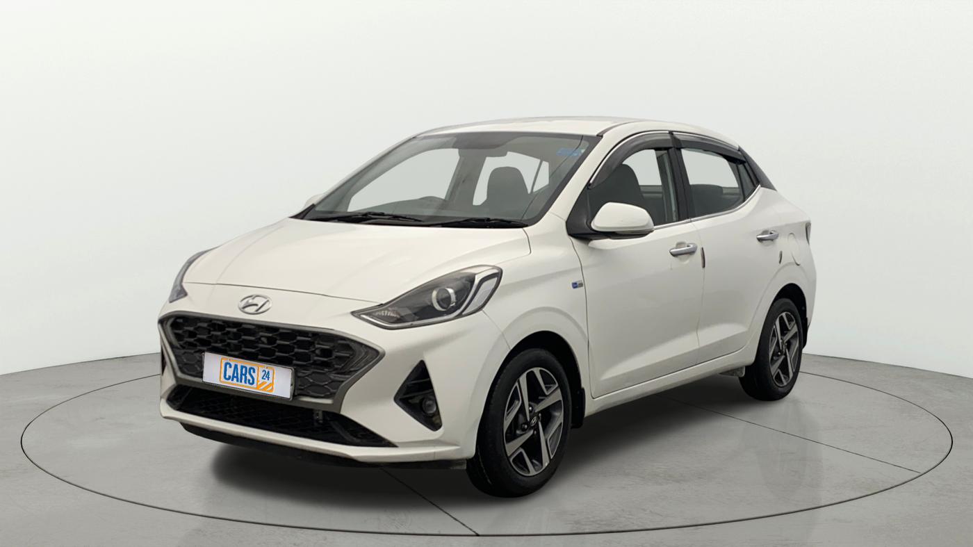 2020 Hyundai AURA SX PLUS 1.2 AMT CRDI, Diesel, Automatic, 66,459 km, Left Front Diagonal