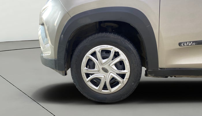 2017 Mahindra KUV 100 NXT K4+ P 6 STR, Petrol, Manual, 35,751 km, Left Front Wheel