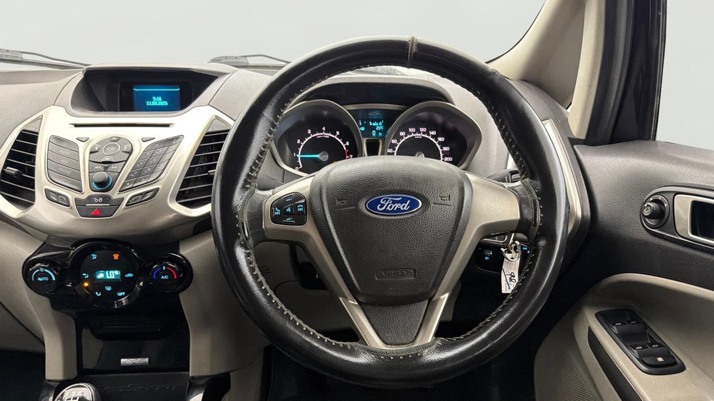 2015 Ford Ecosport TITANIUM 1.0L ECOBOOST, Petrol, Manual, 79,233 km, Steering Wheel Close Up