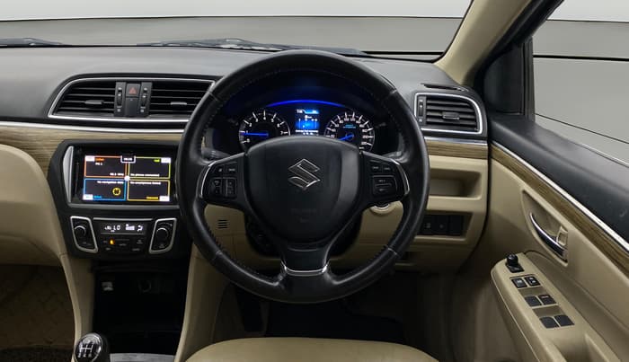 2019 Maruti Ciaz ALPHA 1.5 SHVS PETROL, Petrol, Manual, 72,573 km, Steering Wheel Close Up