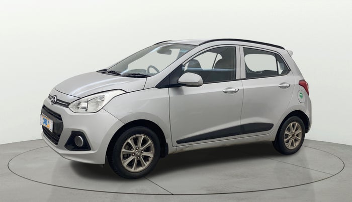 2015 Hyundai Grand i10 ASTA (O) 1.2 KAPPA VTVT, Petrol, Manual, 1,25,546 km, Left Front Diagonal