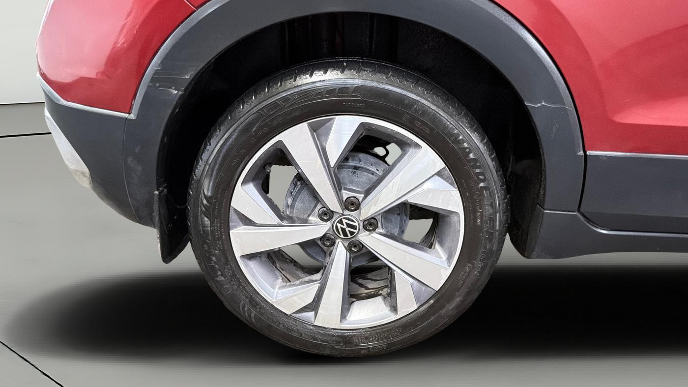 2022 Volkswagen TAIGUN TOPLINE 1.0 TSI AT, Petrol, Automatic, 43,980 km, Right Rear Wheel