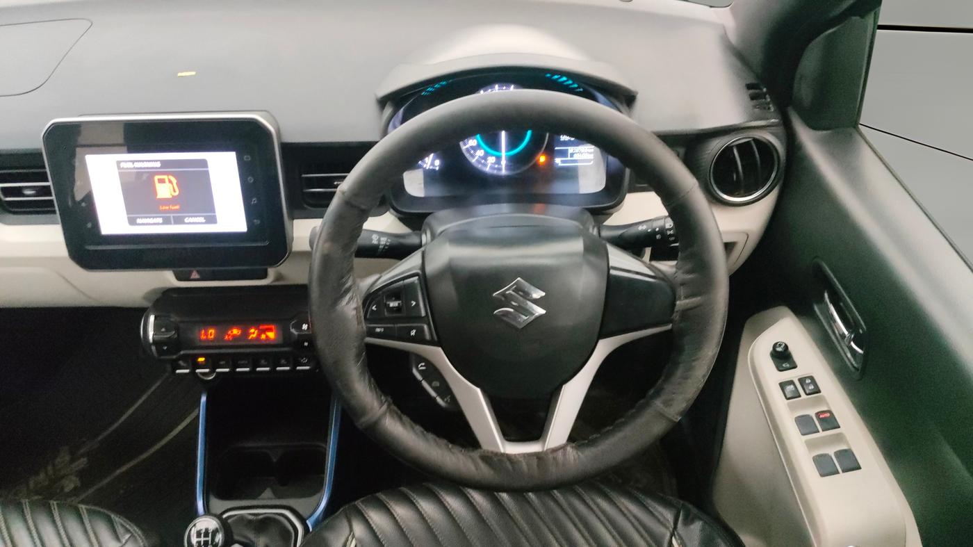 2020 Maruti IGNIS ALPHA 1.2, Petrol, Manual, 65,102 km, Steering Wheel Close Up
