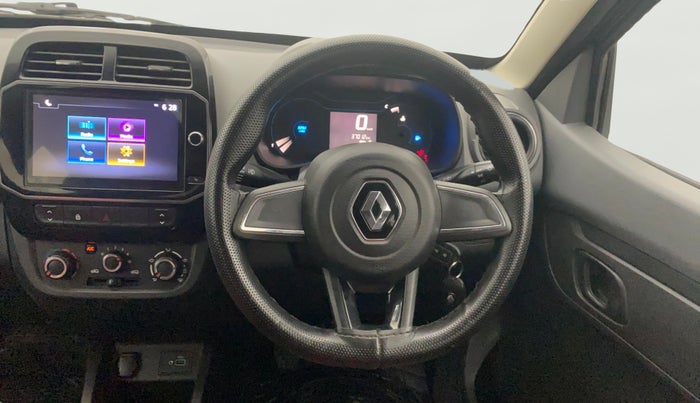 2021 Renault Kwid RXT 1.0 (O), Petrol, Manual, 36,999 km, Steering Wheel Close Up