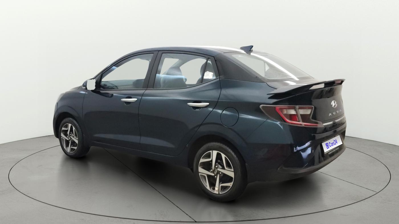 2022 Hyundai AURA SX 1.2 CNG, CNG, Manual, 22,232 km, Left Back Diagonal