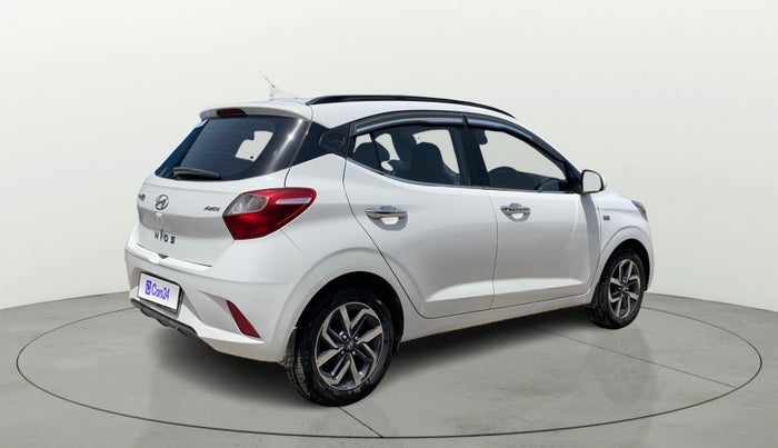 2021 Hyundai GRAND I10 NIOS ASTA AMT 1.2 KAPPA VTVT, Petrol, Automatic, 50,766 km, Right Back Diagonal