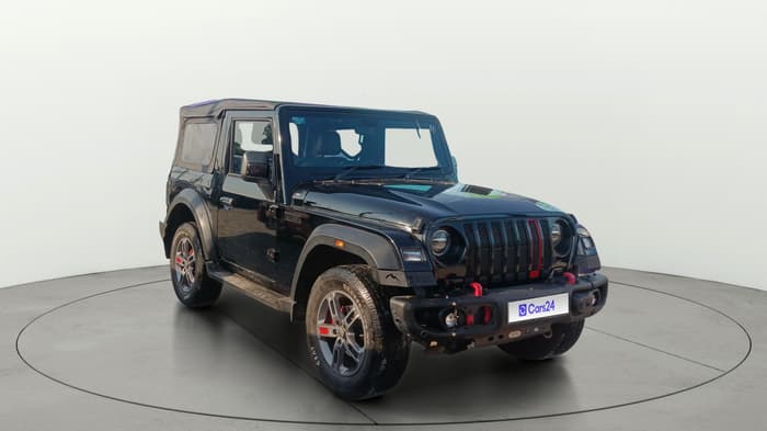 2021 Mahindra Thar LX D 4WD AT CONVERTIBLE, Diesel, Automatic, 64,481 km, Right Front Diagonal