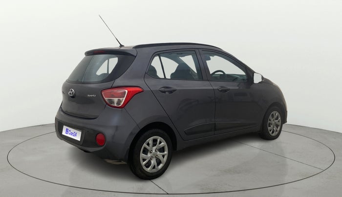 2018 Hyundai Grand i10 SPORTZ 1.2 KAPPA VTVT, Petrol, Manual, 63,997 km, Right Back Diagonal