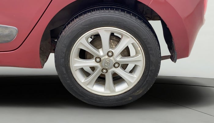 2015 Hyundai Grand i10 ASTA AT 1.2 KAPPA VTVT, Petrol, Automatic, 64,394 km, Left Rear Wheel