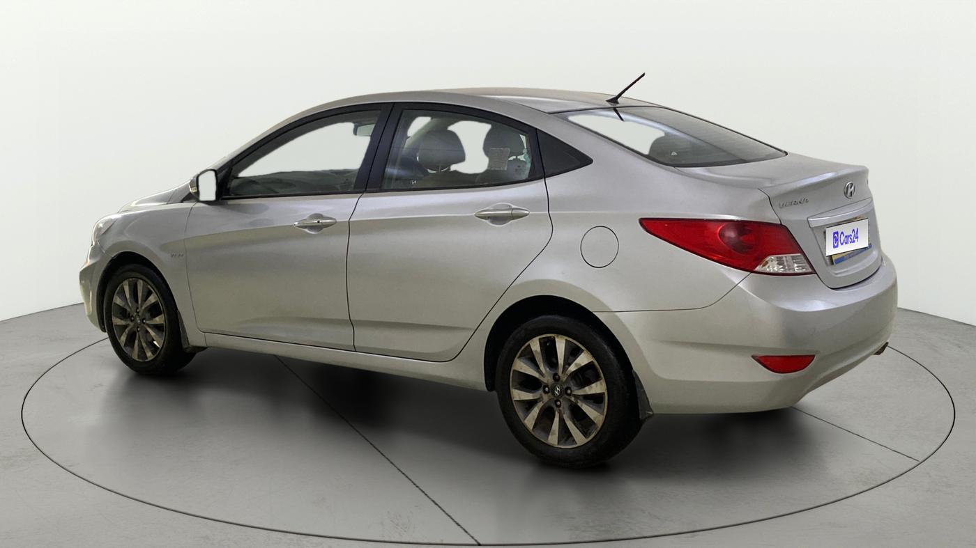 2013 Hyundai Verna FLUIDIC 1.6 VTVT SX AT, Petrol, Automatic, 52,115 km, Left Back Diagonal
