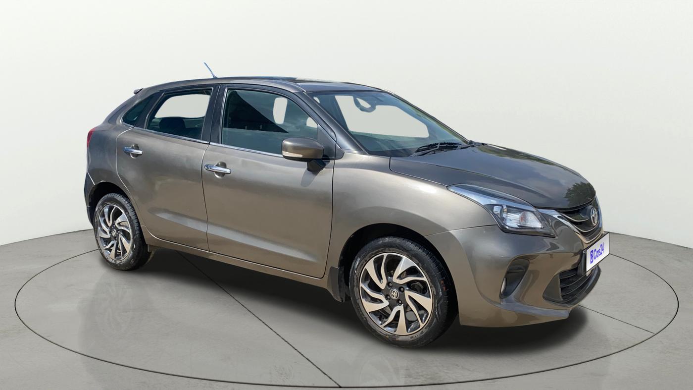 2019 Toyota Glanza V CVT, Petrol, Automatic, 57,126 km, Right Front Diagonal