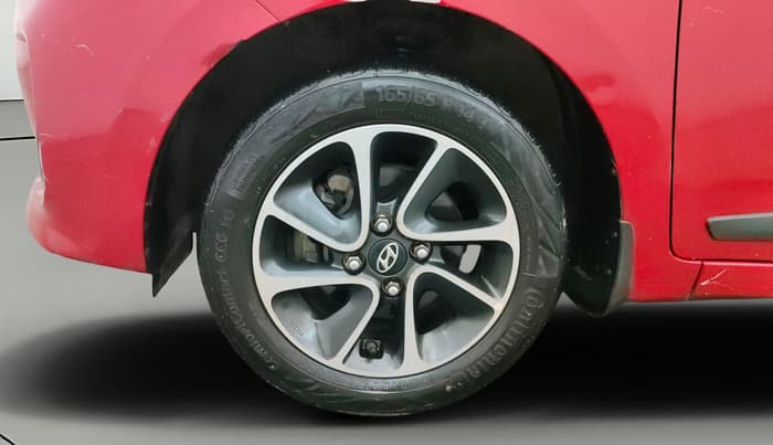 2017 Hyundai Grand i10 SPORTZ (O) 1.2 KAPPA VTVT, Petrol, Manual, 56,988 km, Left Front Wheel