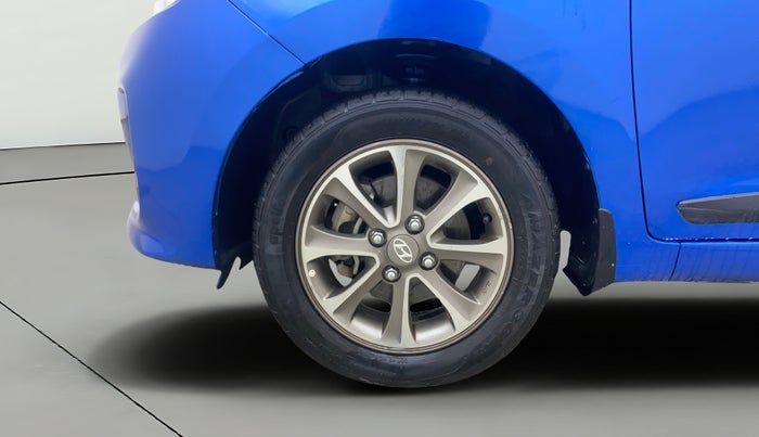 2017 Hyundai Grand i10 SPORTZ (O) 1.2 KAPPA VTVT, Petrol, Manual, 20,422 km, Left Front Wheel