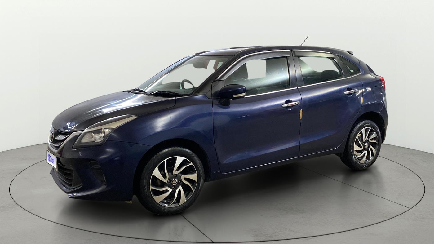 2020 Toyota Glanza V CVT, Petrol, Automatic, 35,285 km, Left Front Diagonal