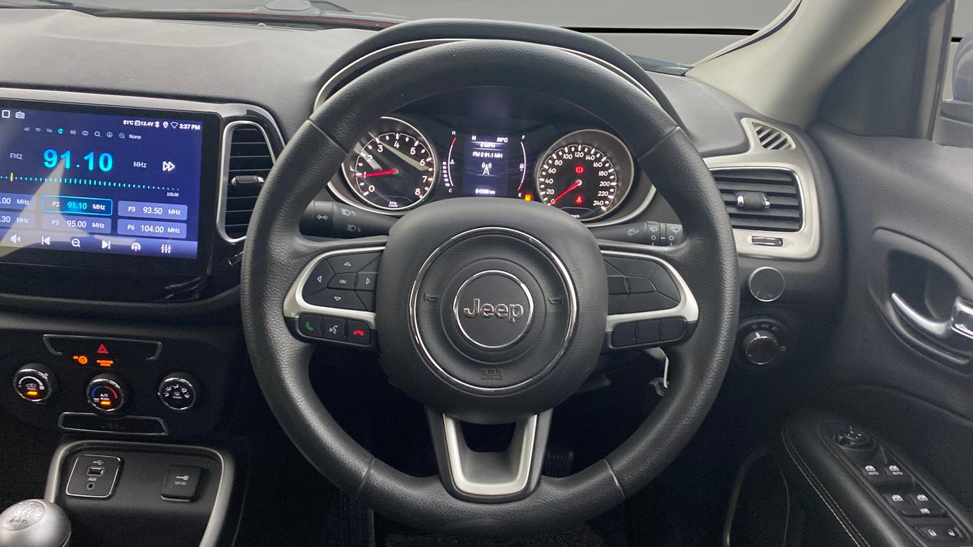 2018 Jeep Compass SPORT 1.4 PETROL, CNG, Manual, 54,568 km, Steering Wheel Close Up