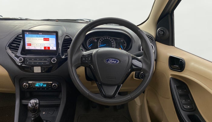 2019 Ford Figo Aspire TITANIUM 1.2 PETROL, Petrol, Manual, 32,501 km, Steering Wheel Close Up