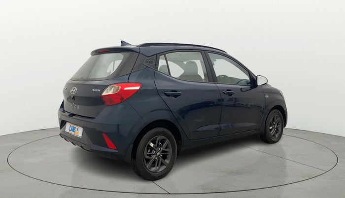 2022 Hyundai GRAND I10 NIOS SPORTZ AMT 1.2 KAPPA VTVT, Petrol, Automatic, 23,377 km, Right Back Diagonal