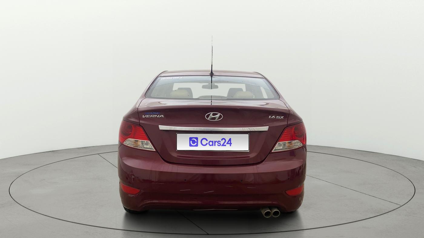 2013 Hyundai Verna FLUIDIC 1.6 VTVT SX, Petrol, Manual, 52,089 km, Back/Rear