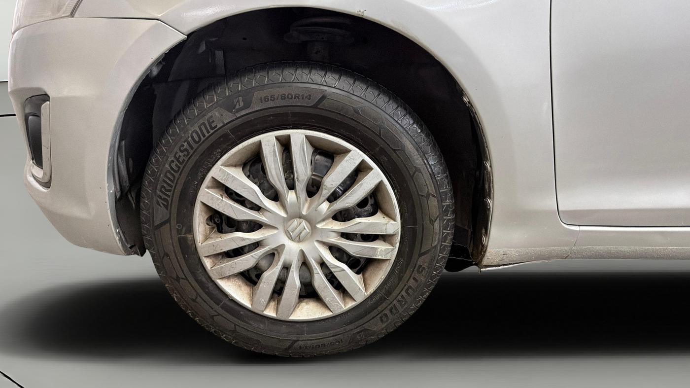 2015 Maruti Swift VXI, Petrol, Manual, 77,917 km, Left Front Wheel